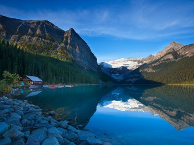 Lake Louise morning Banff National Park, Canada
