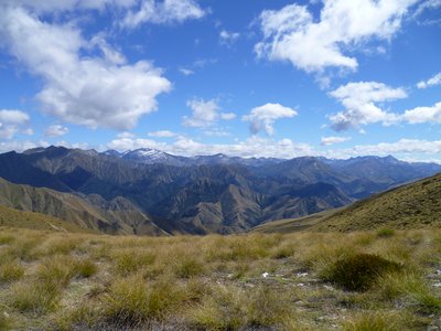 Moonlight Track Ben Lomond mountainous landscape, New Zealand