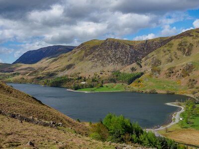 Ramble Worldwide Hassness Country House & Buttermere Valley seen from Buttermere Fell, Lake District, Cumbria