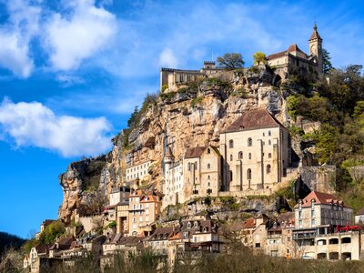 Medieval Rocamadour village, France