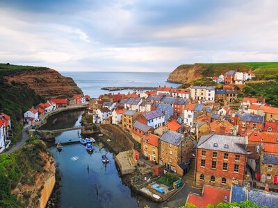 Staithes seaside village, Scarborough Borough of North Yorkshire, England
