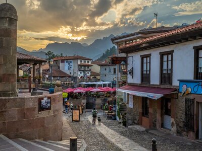 Potes town, Cantabria, Spain