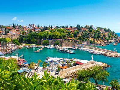 Harbor in Antalya Kaleici Old Town, Turkey
