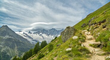 Alpine Paths of the Saas Valley, Switzerland