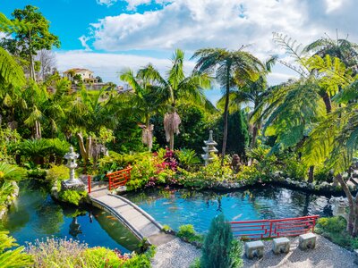 Japanese Monte Palace tropical garden, Madeira