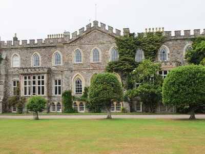House at Hartland Abbey, Hartland, Devon, England, UK