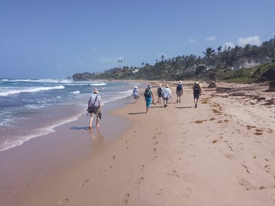 Ramble Worldwide Barbados beach walk