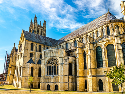 Canterbury Cathedral, UNESCO world heritage site in Kent, England