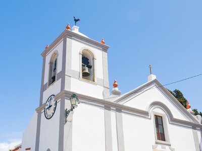 Traditional church in Odeceixe, Costa Vicentina, Portugal