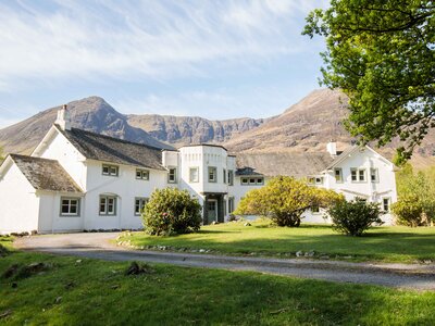 Front view of Hassness House in the Lake District - Ramble Worldwide's country house, Cumbria, England, United Kingdom