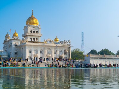 Gurudwara Sri Bangla Sahib in New Delhi, India