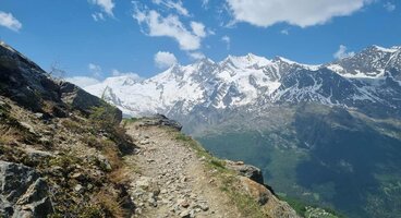 High Mountain Trails of the Saas Valley, Switzerland